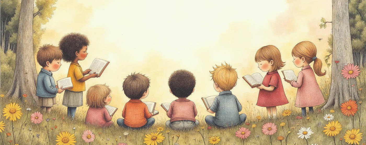 Niños desarrollando inteligencia emocional a través de cuentos educativos