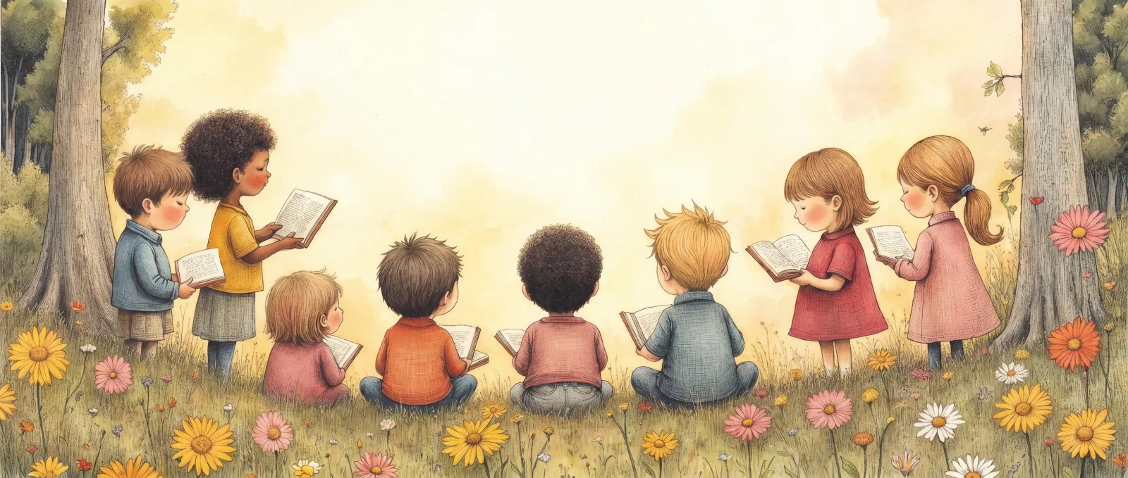 Niños desarrollando inteligencia emocional a través de cuentos educativos